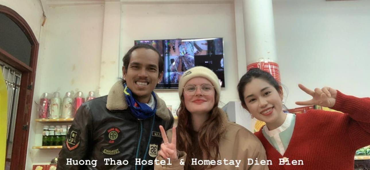 Huong Thao Hostel & Tours Дьєнб'єнфу Екстер'єр фото