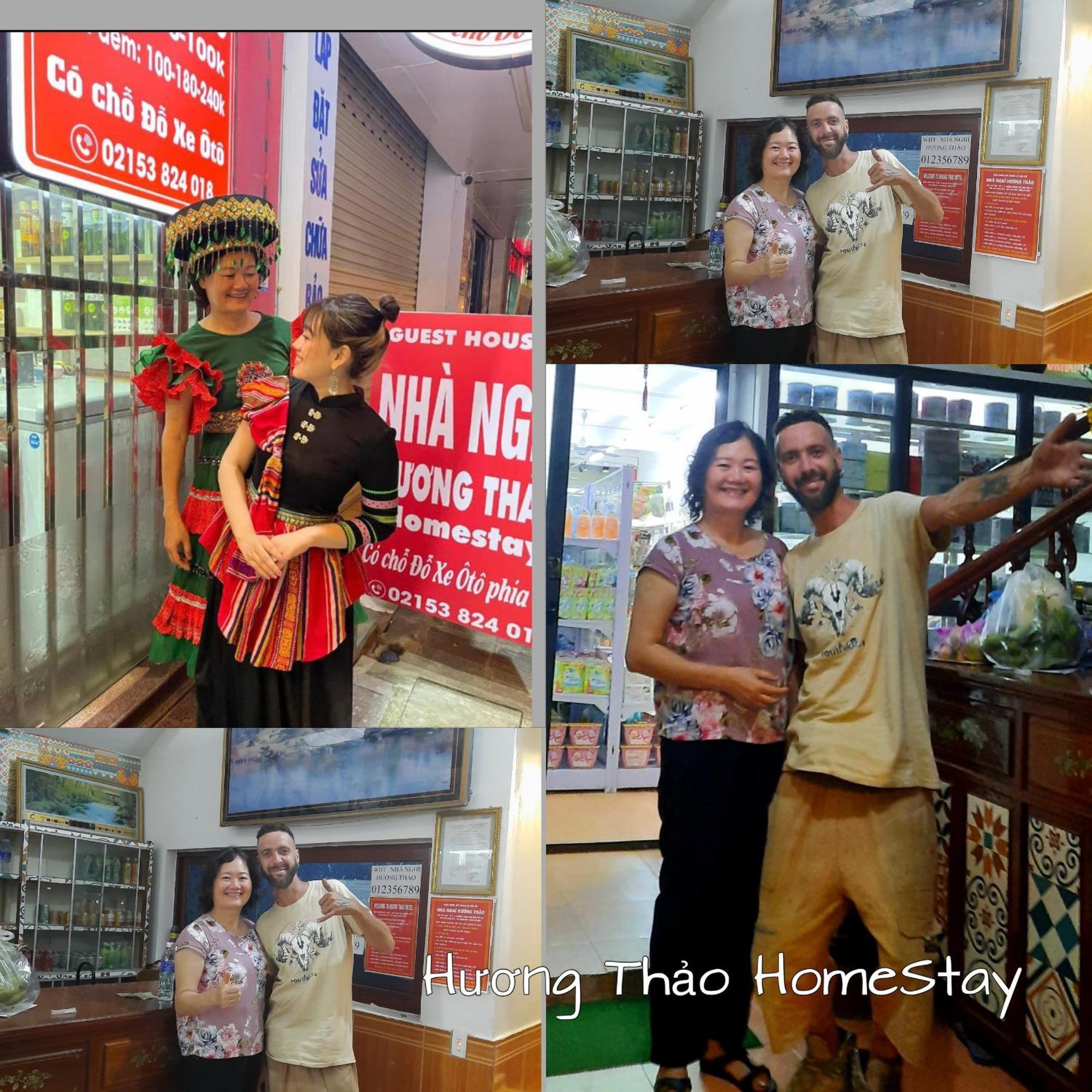 Huong Thao Hostel & Tours Дьєнб'єнфу Екстер'єр фото